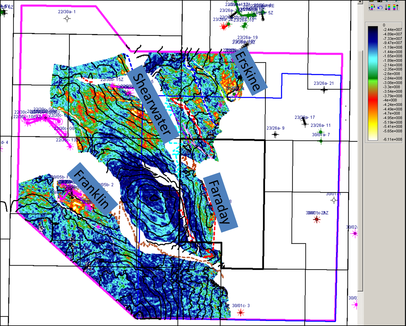 Faraday Amplitude Map